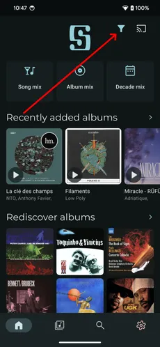 Filter providers, libraries, and offline media screenshot 1