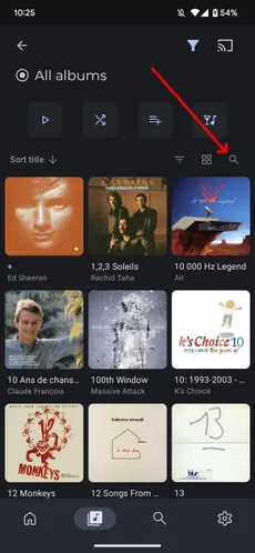 List quick filter screenshot 1