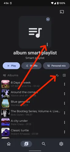 Smart playlists screenshot 1