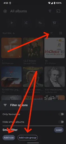 Smart filters screenshot 1