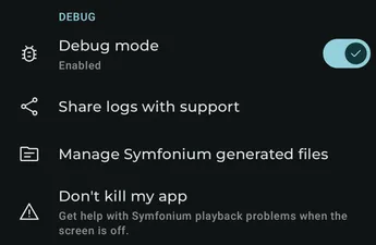 Settings - Advanced screenshot 1
