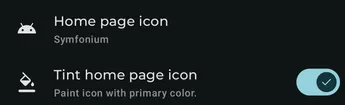 Settings - Interface - Home page screenshot 2