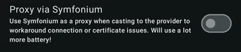 Casting issues with Chromecast or UPnP screenshot 2