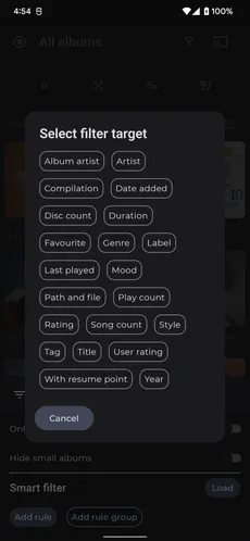 Smart filters screenshot 2