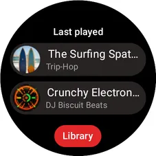 Wear OS settings screenshot