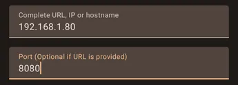 Webdav provider library or folder selection screen