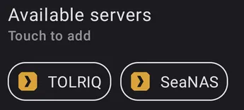 Plex provider library or folder selection screen