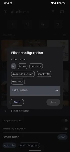 Smart filters screenshot 3