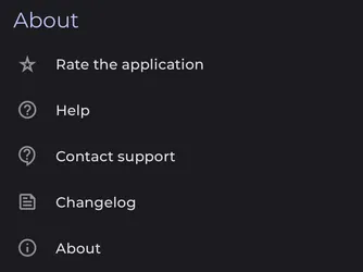 Symfonium settings screenshot 3