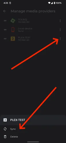 Sync media provider data screenshot 3