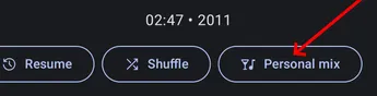 Mixes, Radio, Shuffle, Shuffled, ... What the random screenshot 3