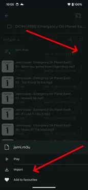 Import / Sync media provider playlists screenshot 5