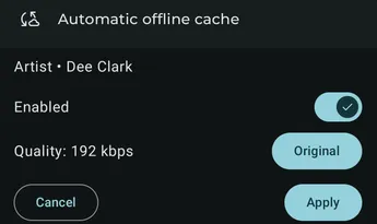Offline media cache, downloads, and playback cache screenshot 6