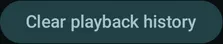 Clear playback history button in Symfonium