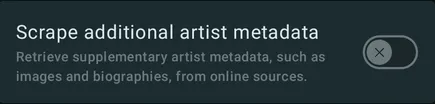Scrape additional artist metadata setting in Symfonium